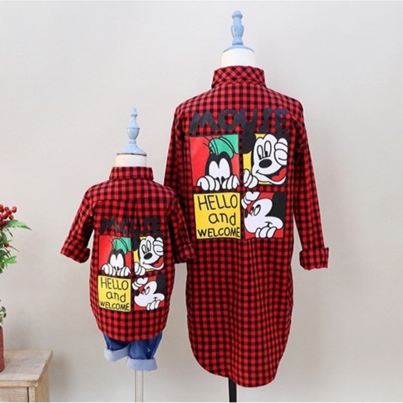 Mommy and Me- Mickey Button up - Picture 1 of 1